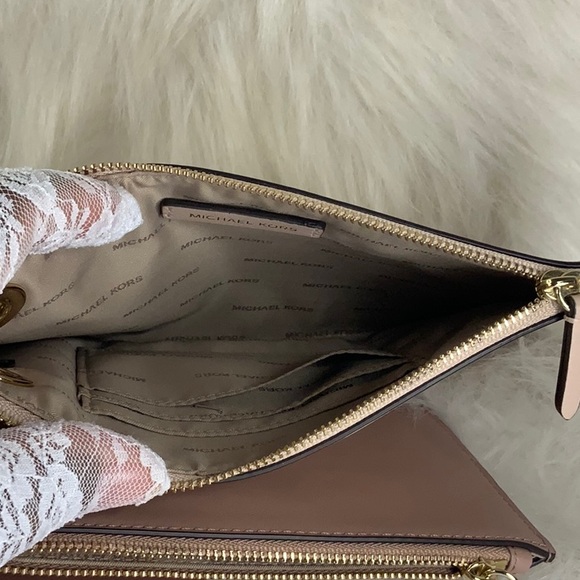 Michael KORS blush/nude Trio Leather Wristlets (NWOT) - Picture 10 of 16